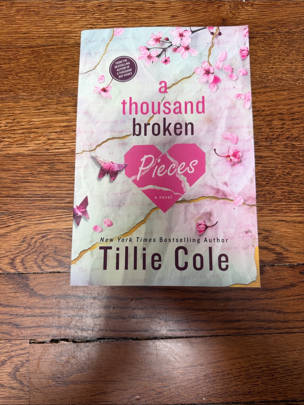 'A Thousand Broken Pieces' - Pink Floral Cover